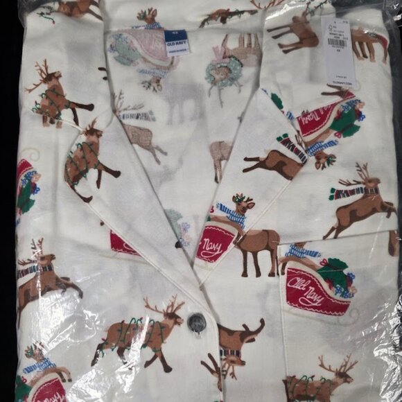 NWT Old Navy Holiday Pajamas Size 4X - Picture 2 of 5